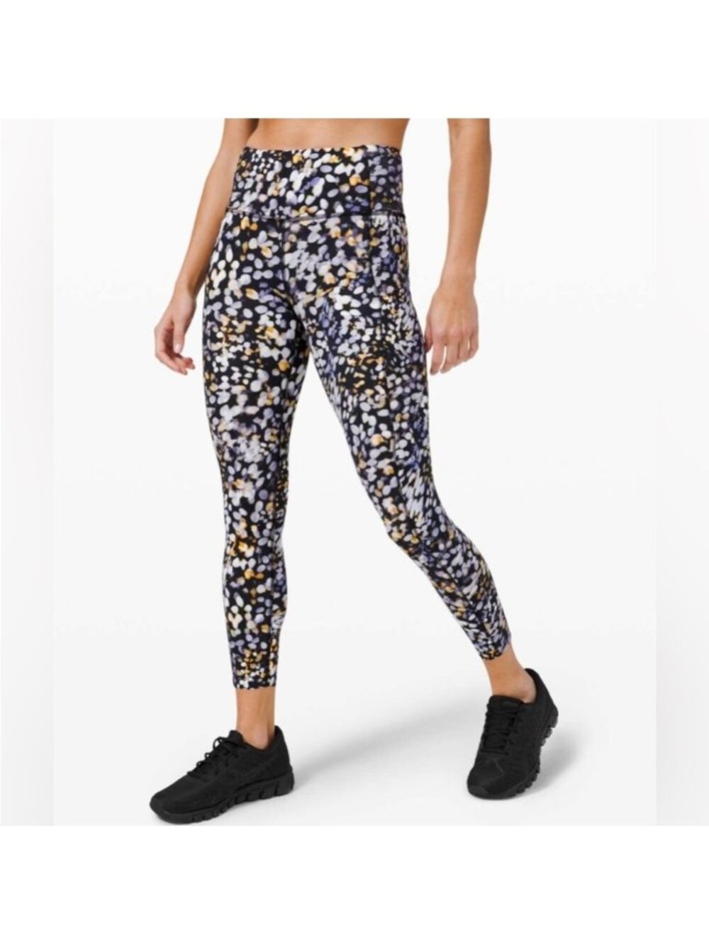 Lululemon Metropolis Glow Multi Non Reflective Nulux Tight II 25 Legging Size 2